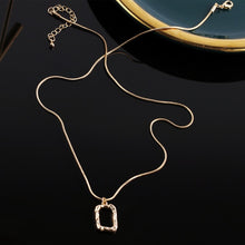 Load image into Gallery viewer, Double Layer Frame Necklace
