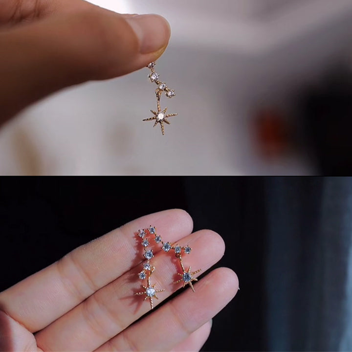 Diamond Asterism Earrings
