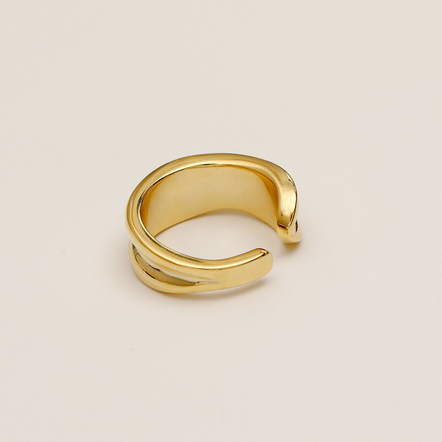Double Band Open Ring