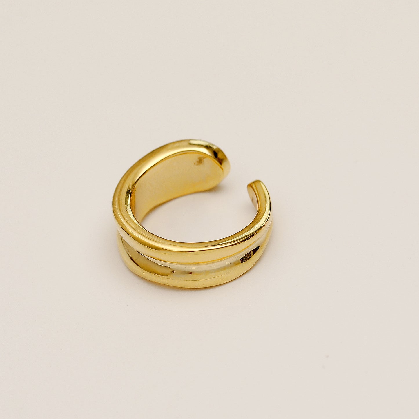 Double Band Open Ring