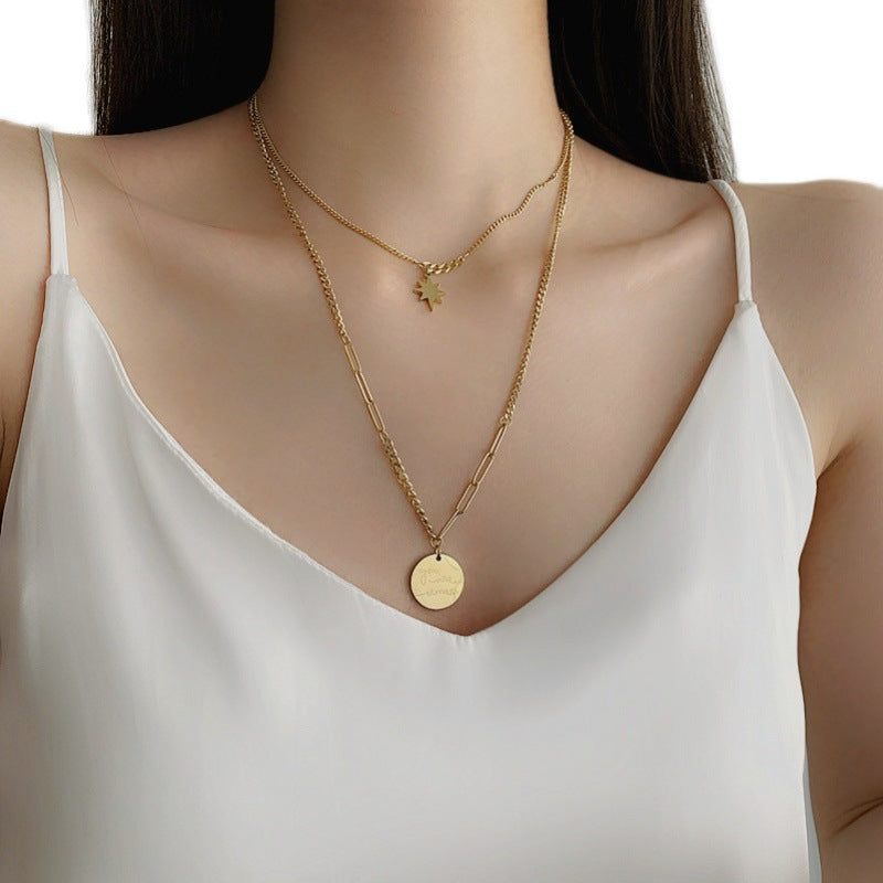 Double Layer Charm Necklace