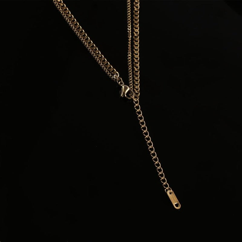 Double Layer Charm Necklace
