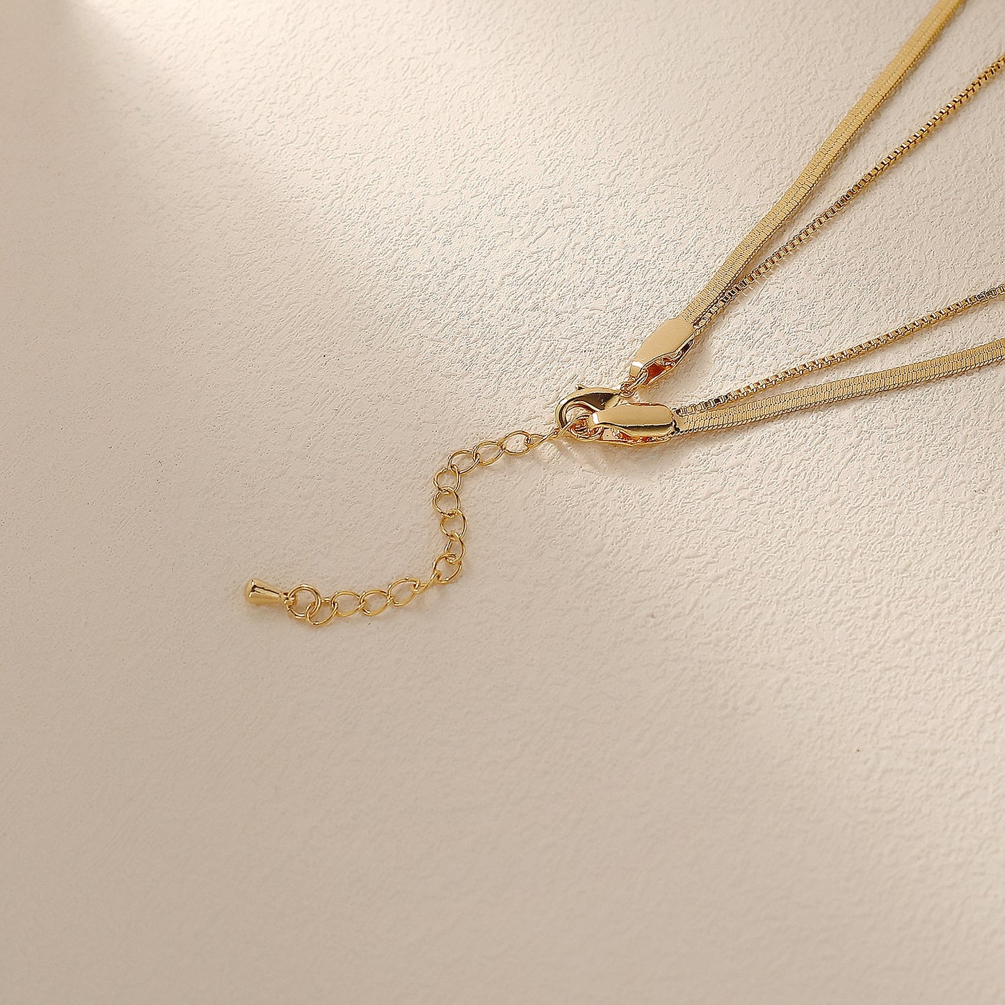 Double Layer Herringbone Necklace