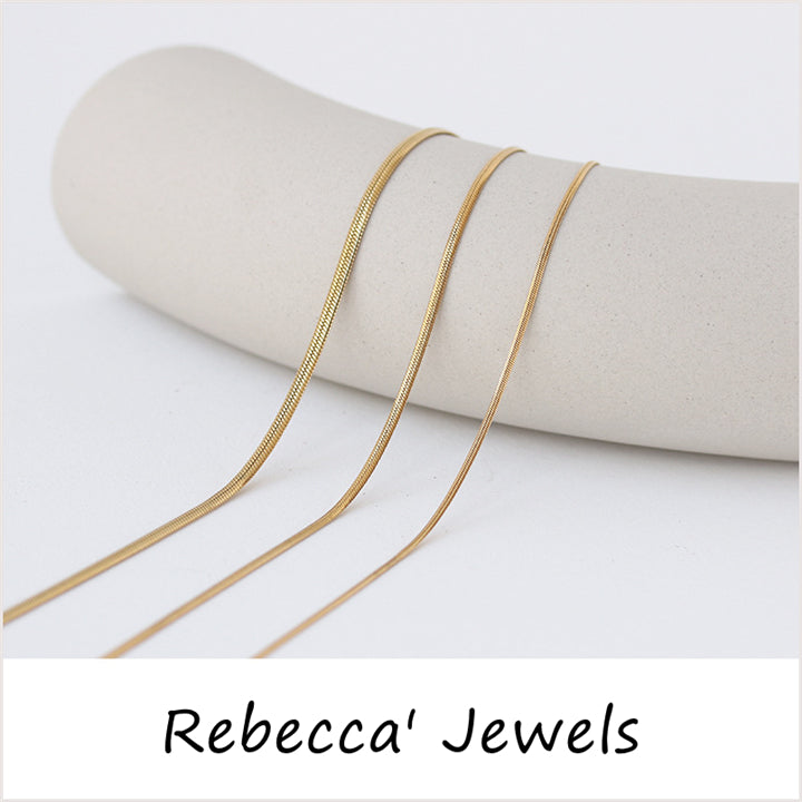 Herringbone Snake Choker Necklace