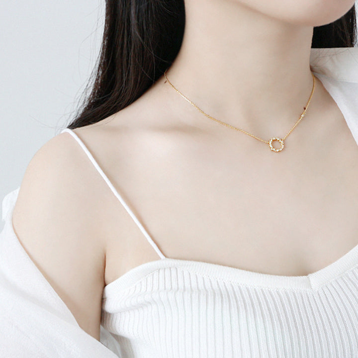 Diamond Garland Necklace