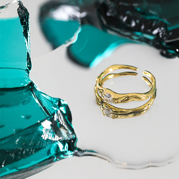Irregular Diamond Ring