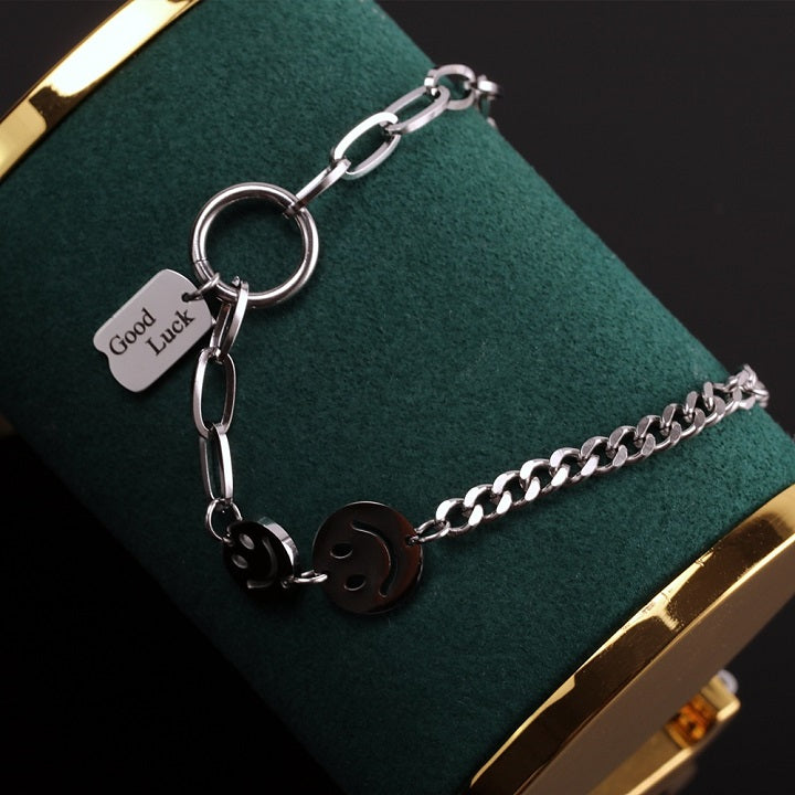 Luck and Smile Charm Bracelet
