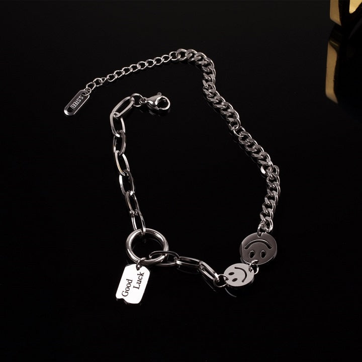 Luck and Smile Charm Bracelet