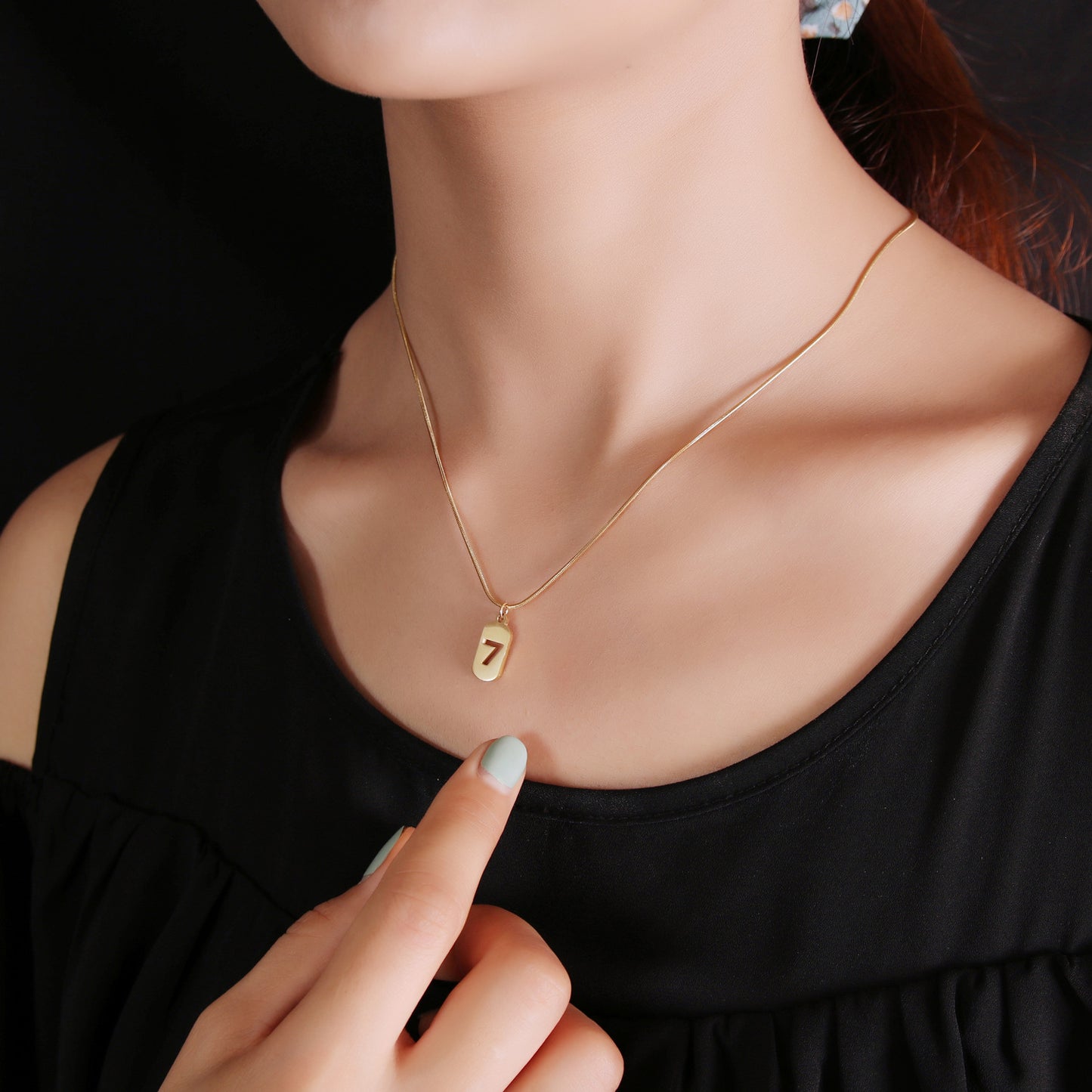 Lucky 7 Pendant Necklace