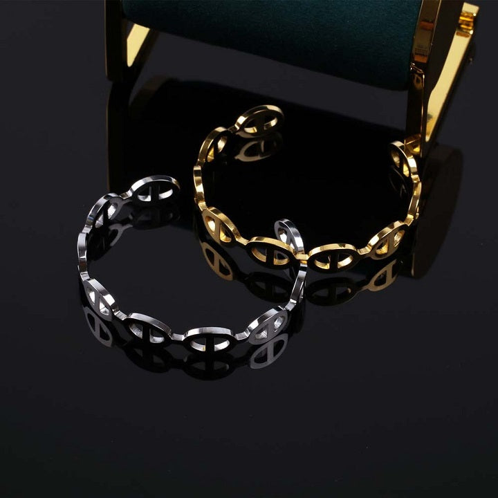 Novel Hollow Cuff Bracelet