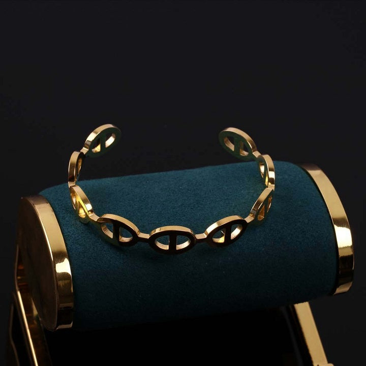 Novel Hollow Cuff Bracelet