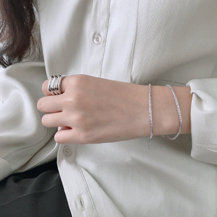 Shiny Gypsophila Bracelet