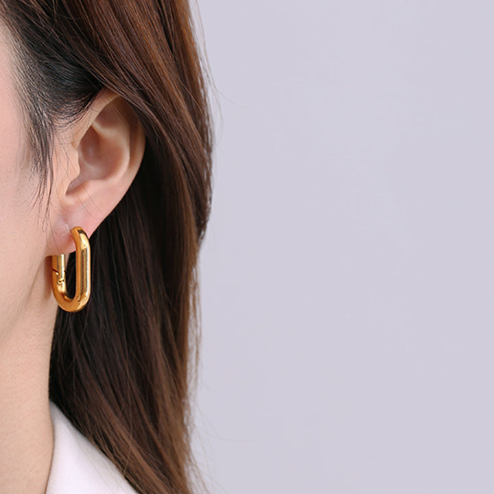 Vintage Chunky Hoop Earrings