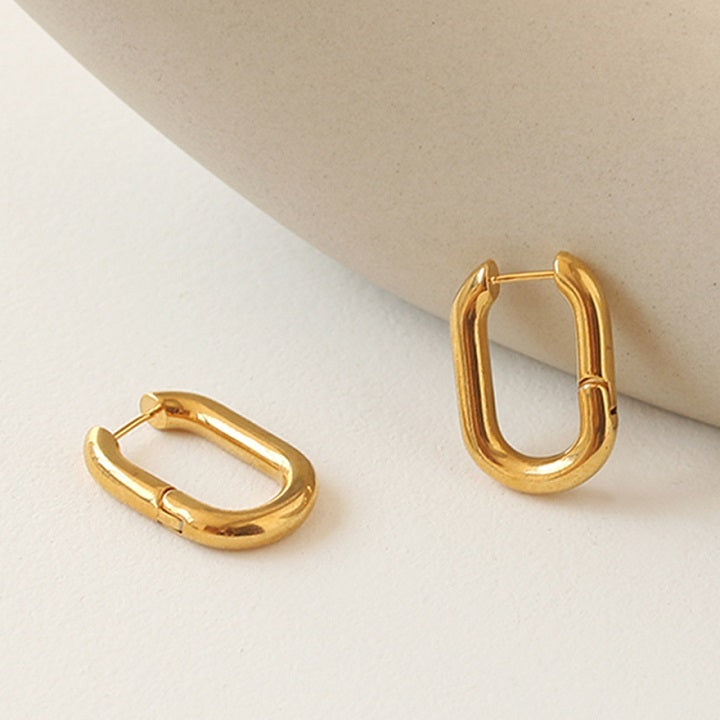 Vintage Chunky Hoop Earrings
