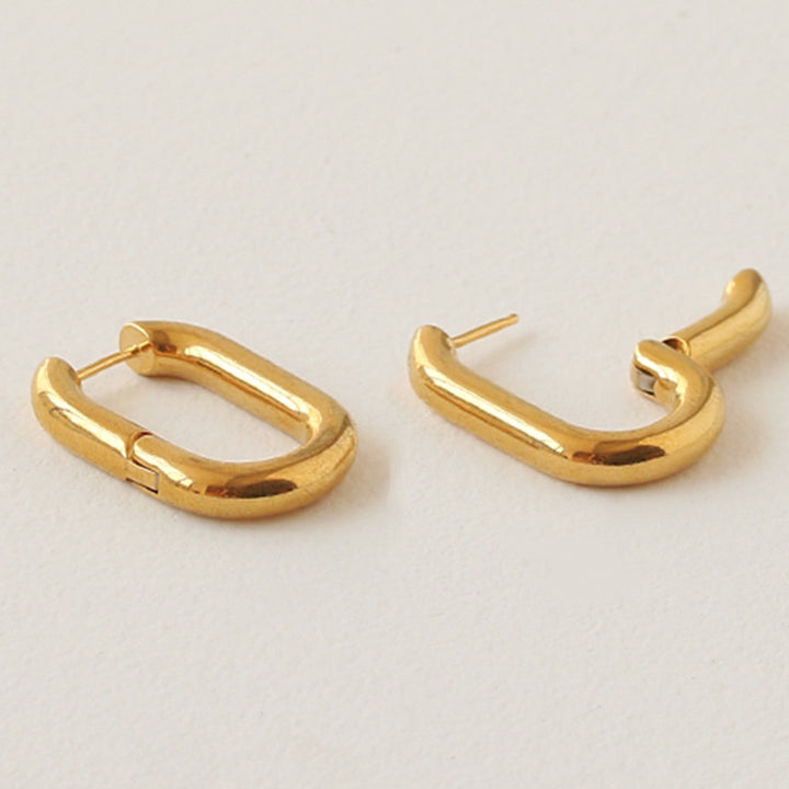 Vintage Chunky Hoop Earrings