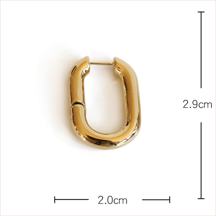 Vintage Chunky Hoop Earrings