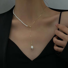 Load image into Gallery viewer, Adjustable Pearl Necklace
