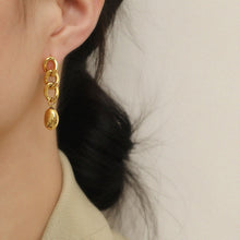 Load image into Gallery viewer, Asymmetric Chain Dangle Earrings
