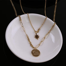 Load image into Gallery viewer, Double Layer Charm Necklace
