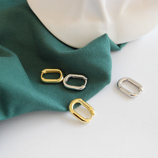 Mini Chunky Hoop Earrings